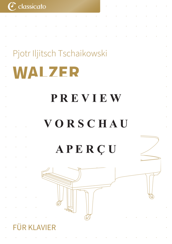 Produktgalerie: Seite 2 von 6 Walzer - Nr. 8 aus Kinderalbum op. 39 , , Klavier Solo