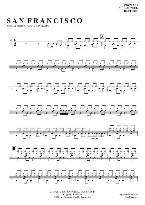 Product gallery: Page 1 of 4 San Francisco , Mckenzie, Scott, (Drums)