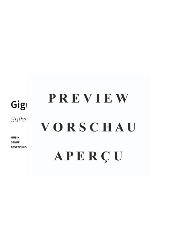 Product gallery: Page 3 of 5 Gigue - Suite Nr. 4 d-Moll HWV 437, , Solo Piano