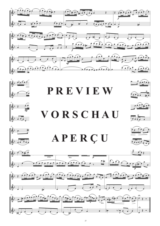 Product gallery: Page 3 of 3 Arie aus der Kantate Nr. 12 für zwei Oboen, , 