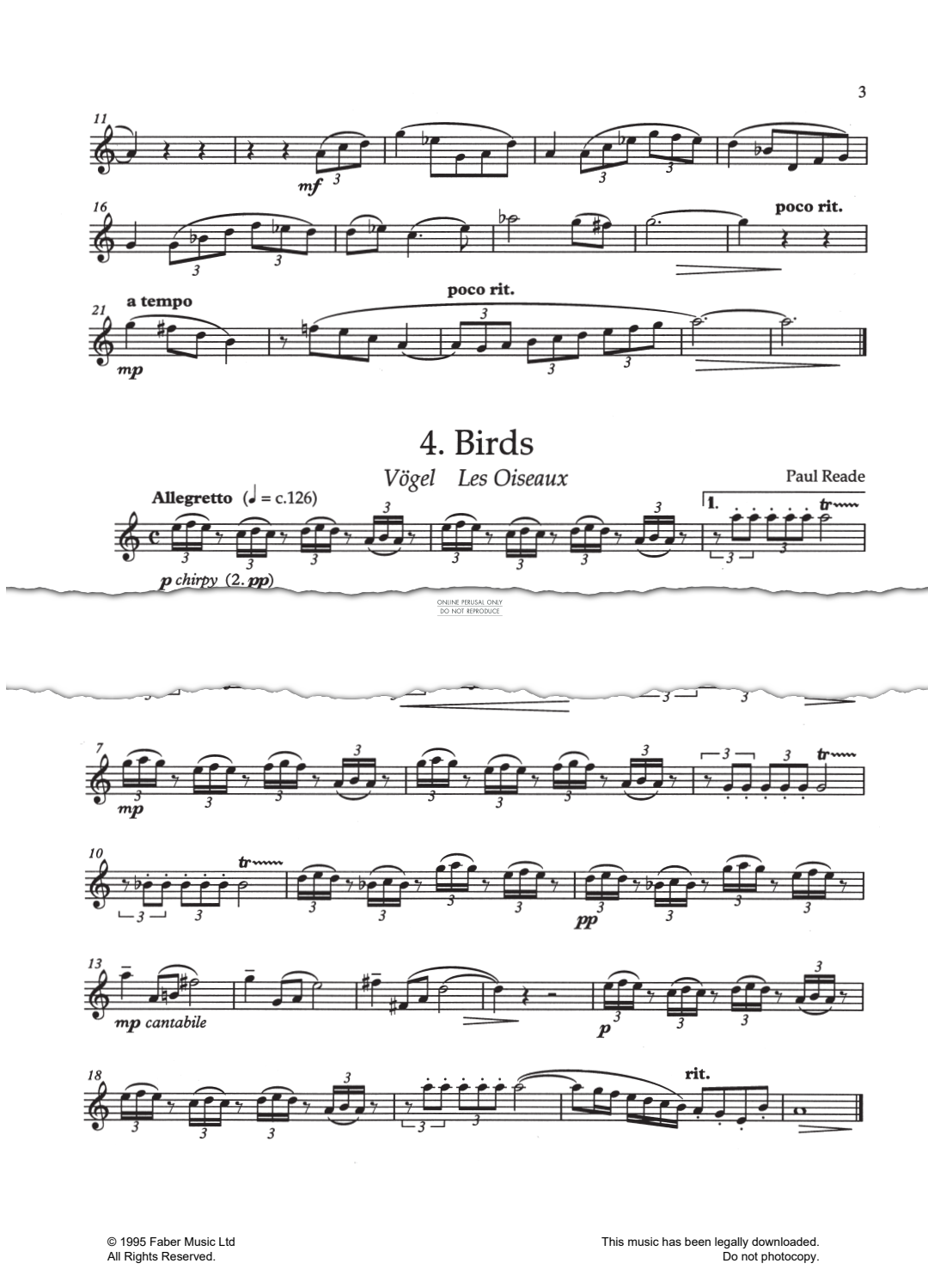 Product gallery: Page 1 of 1 Birds, Paul Reade