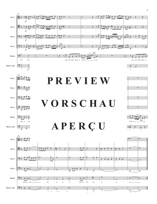 Product gallery: Page 7 of 19 Herr, nun lässt Du Deinen Diener , , (ensemble for bass, 4x trombone + BC)