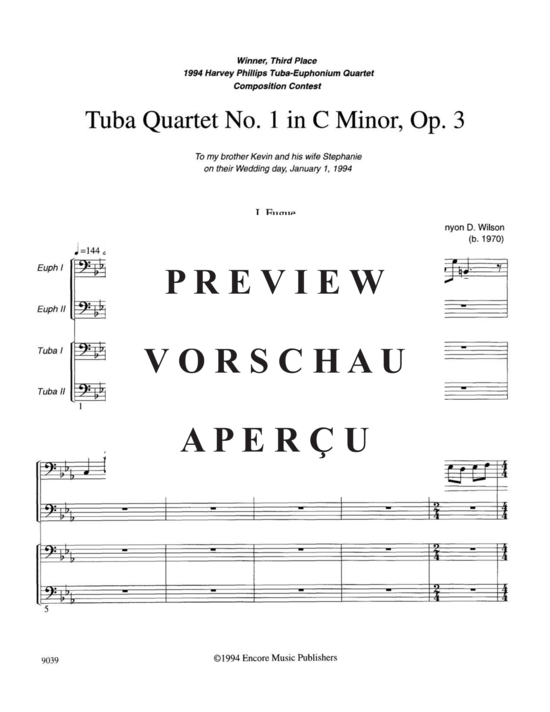 Product gallery: Page 5 of 21 Tuba Quartet No. 1 , , (Tuba Quartett EETT)
