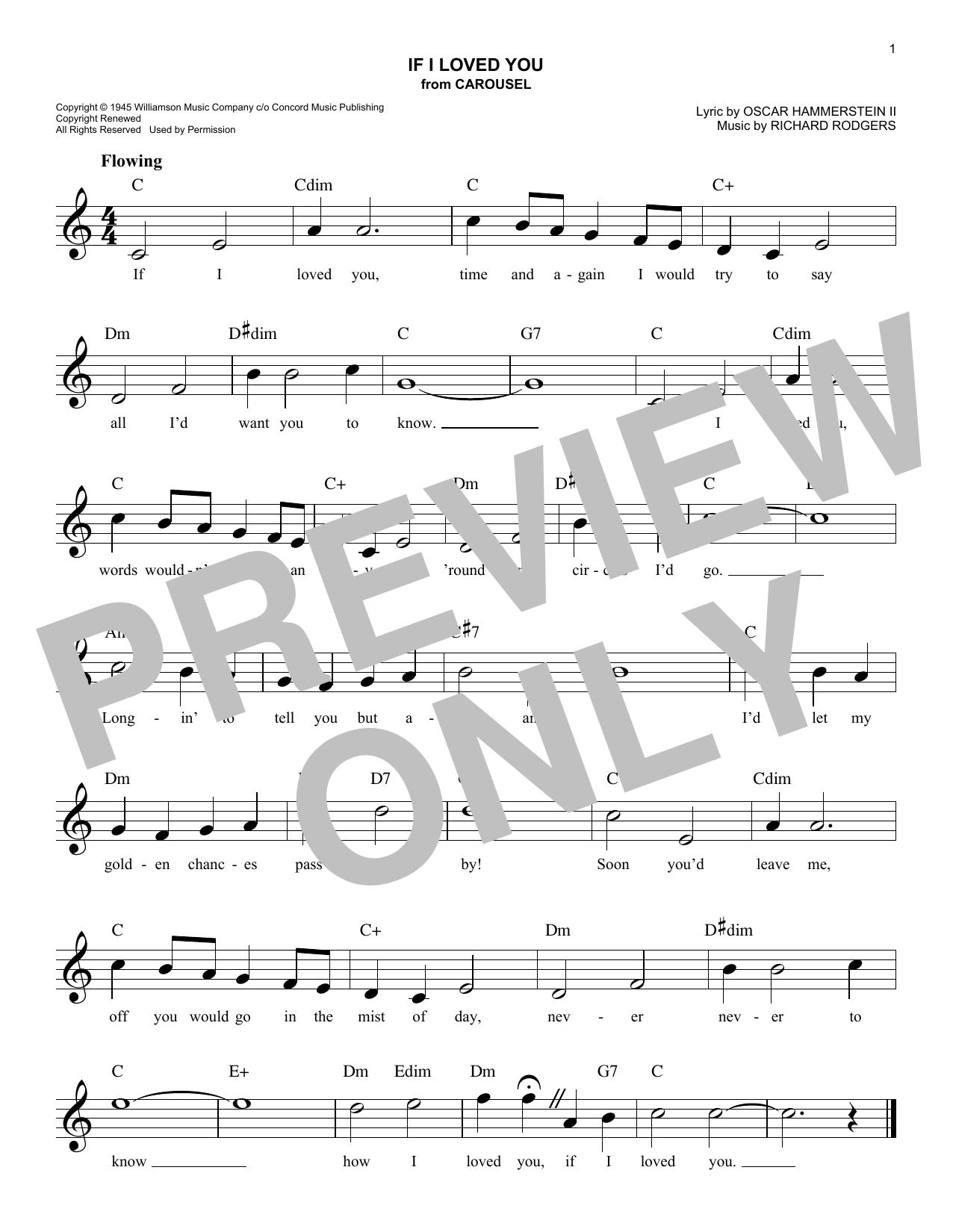 Product picture to: If I Loved You (from Carousel)