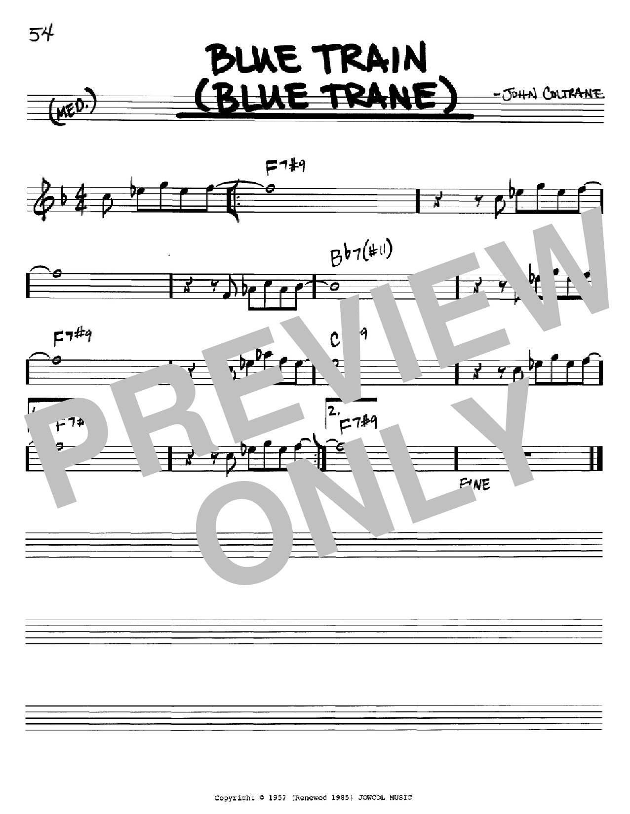 Product picture to: Blue Train (Blue Trane)