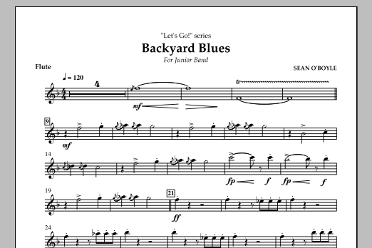 Produktbild zu:  Backyard Blues - Flute - 
