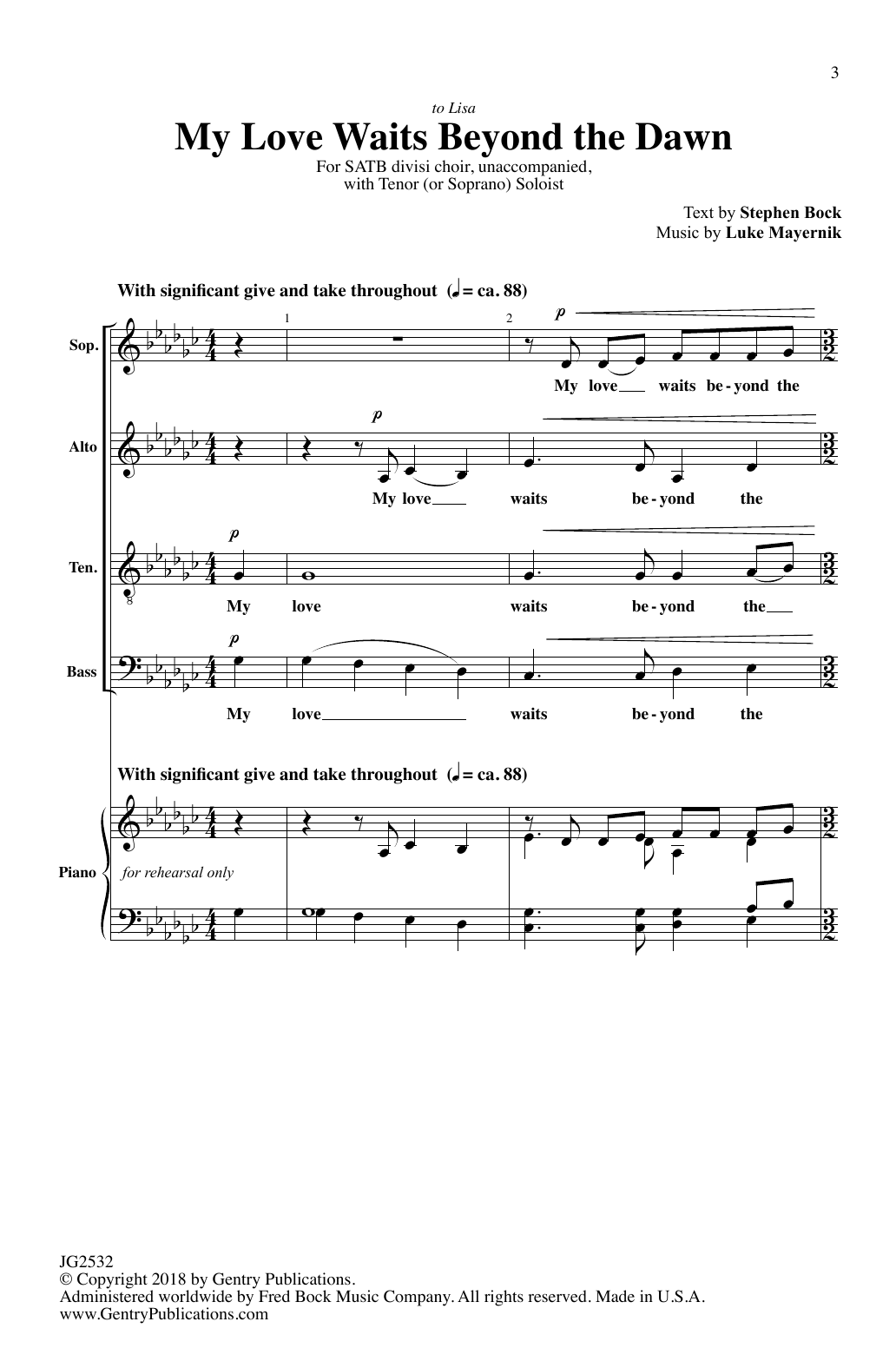 Produktbild zu: My Love Waits Beyond The Dawn