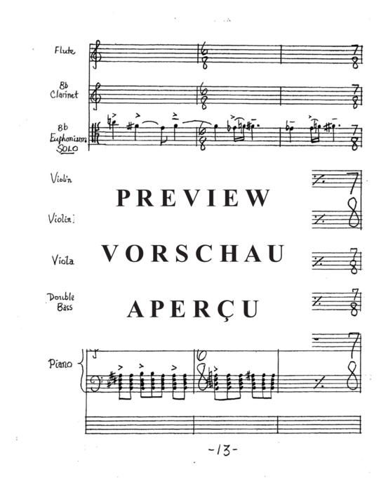 Produktgalerie: Seite 17 von 21 Euphonism-a divermento-concertino , , (Gemischtes Ensemble + Euphonium Solo)