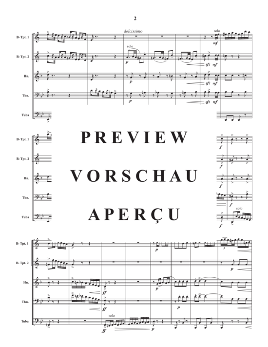 Produktgalerie: Seite 4 von 21 Rondino Brilliante , , (Blechbläserquintett)