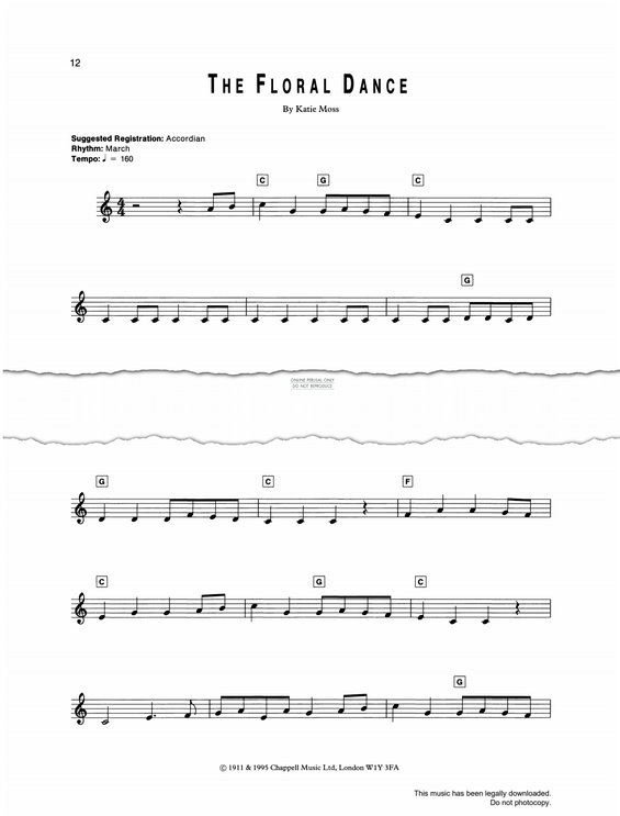 Produktgalerie: Seite 1 von 1 The Floral Dance, Katie Moss, Keyboard