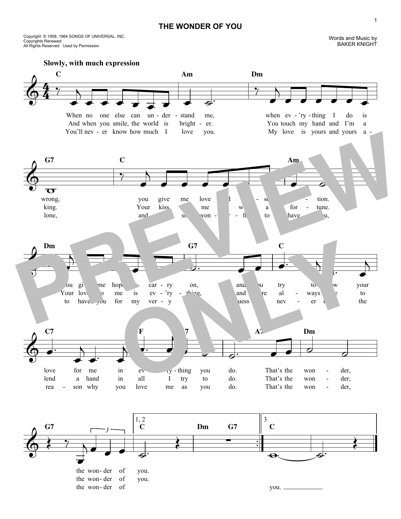 Produktgalerie: Seite 1 von 1 The Wonder Of You, Elvis Presley