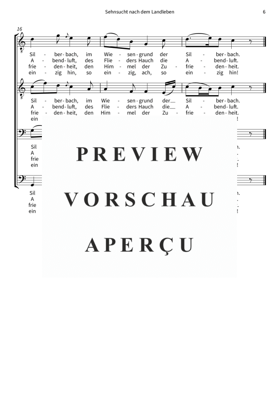 gallery: Sehnsucht nach dem Landleben, , (Männerchor TTBB)
