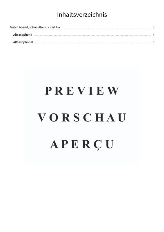 Product gallery: Page 4 of 7 Guten Abend, schön Abend - aus dem Album Barock und Jazz zum Fest, , (Duet 2x alto saxophone)