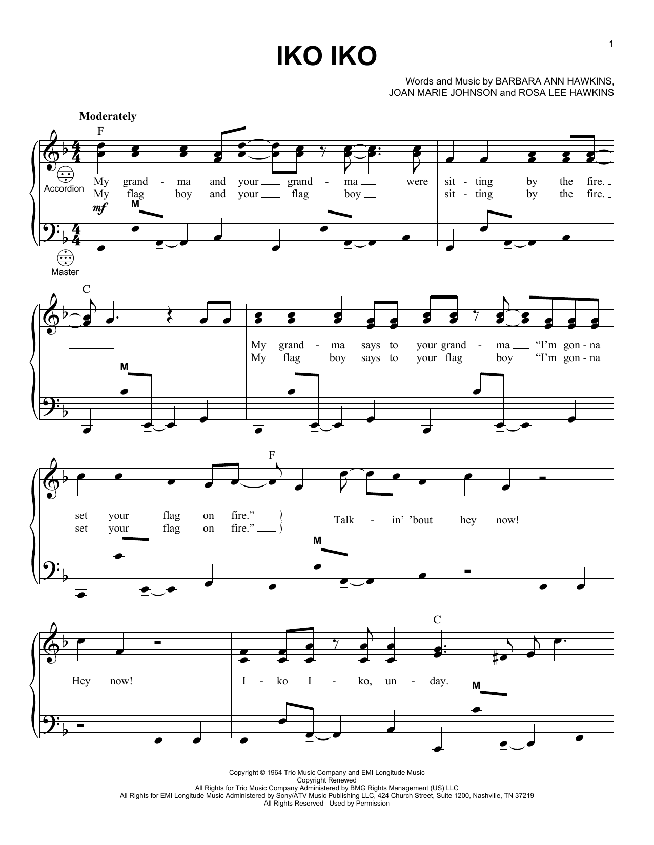 Product gallery: Page 1 of 1 Iko Iko, The Dixie Cups