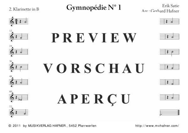 gallery: Gymnopedie No. 1, , (Großes Blasorchester)
