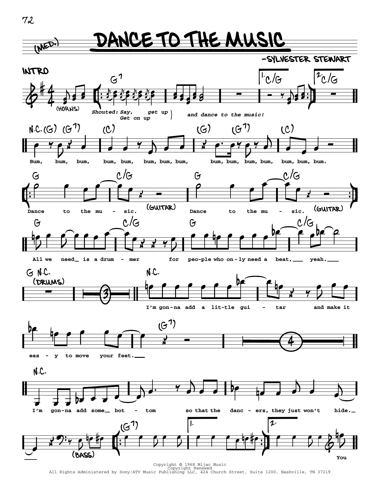 Produktbild zu:  Dance To The Music - Sly And The Family Stone