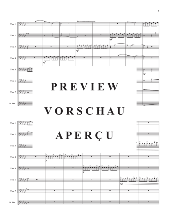 Product gallery: Page 9 of 21 Vertigo , , (Trombone ensemble 1-8 trombones)