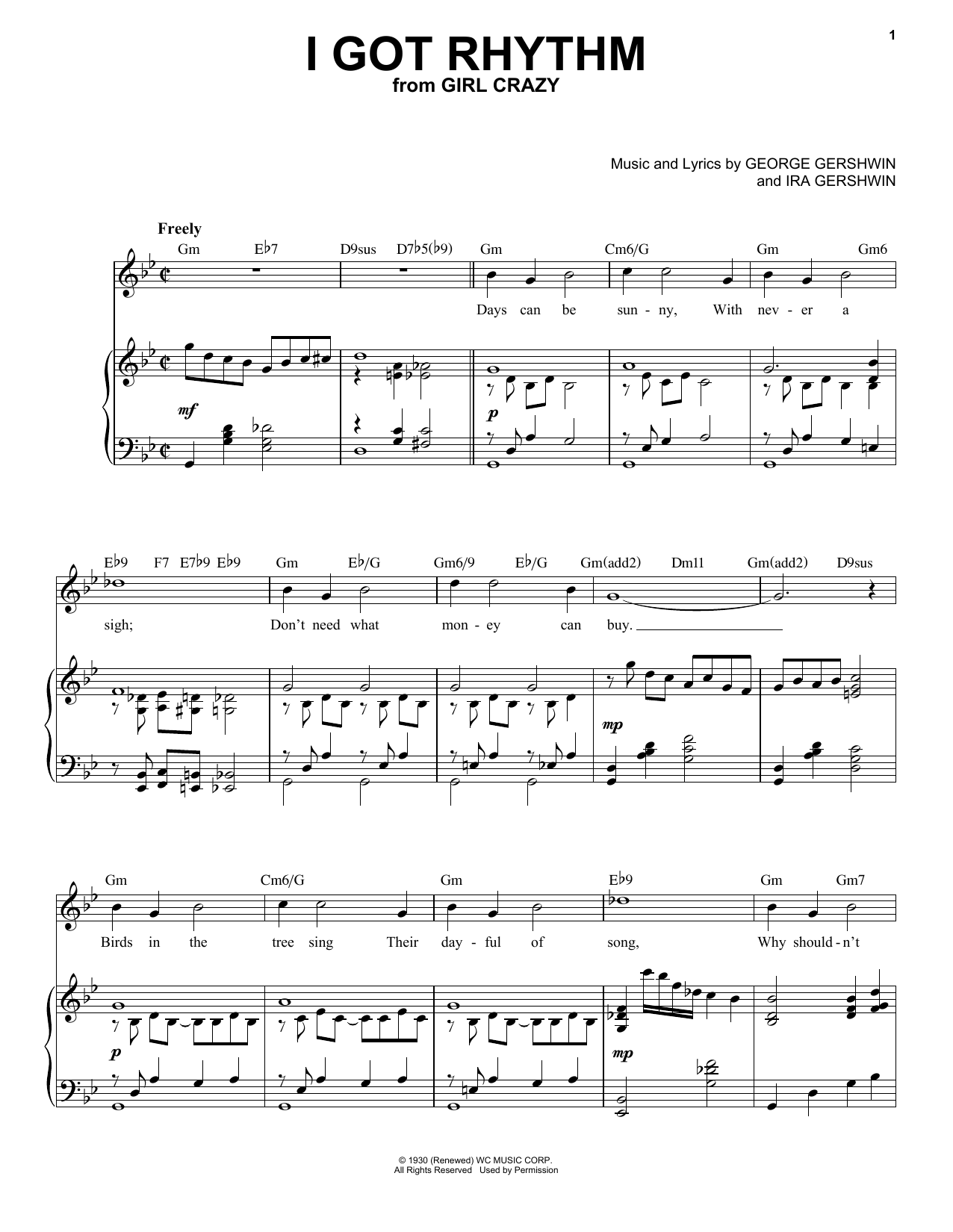 Produktbild zu: I Got Rhythm [Jazz version] (arr. Brent Edstrom)
