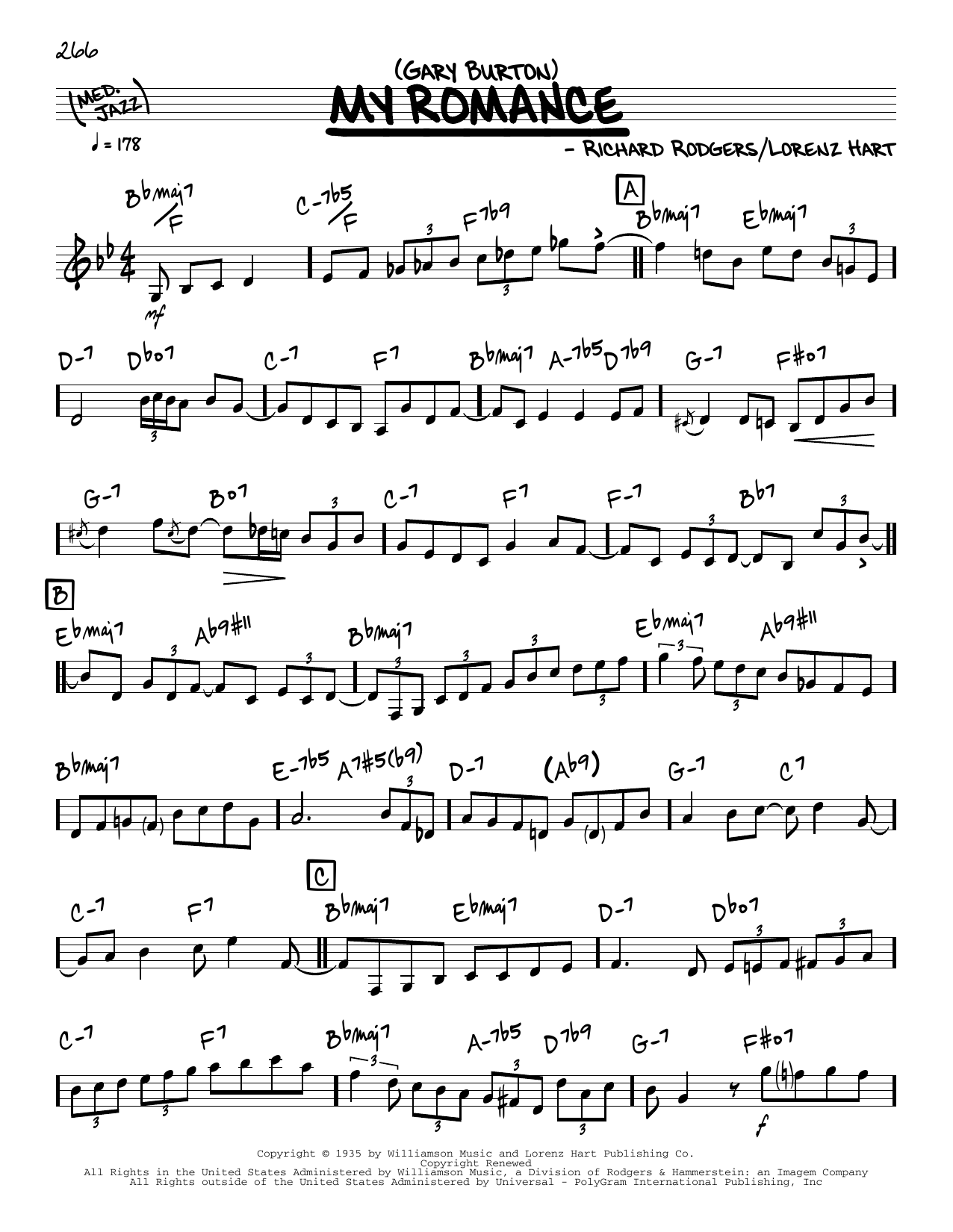 Produktbild zu: My Romance (solo only)