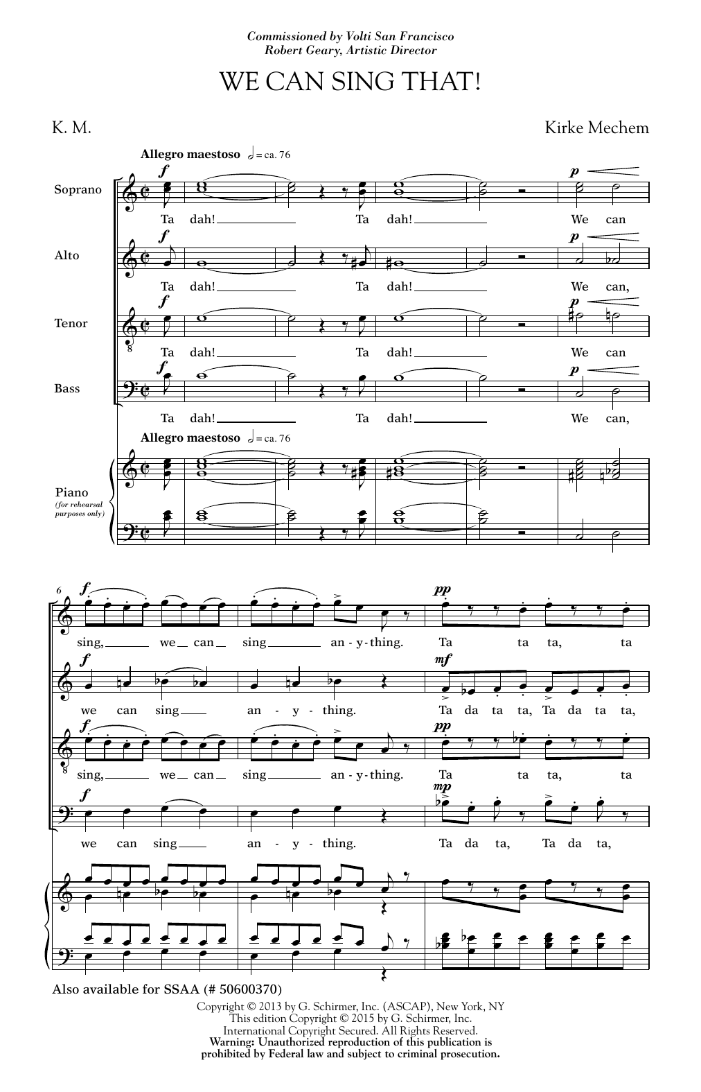 Produktbild zu: We Can Sing That