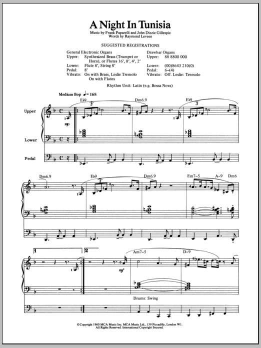 Product gallery: Page 1 of 1 A Night In Tunisia, Dizzy Gillespie