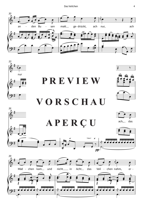 Product gallery: Page 7 of 8 Das Veilchen , , Piano Solo