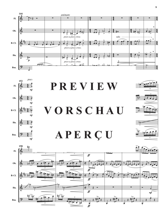 Produktgalerie: Seite 11 von 21 Wind Quintet , , (Holzbläserquintett)