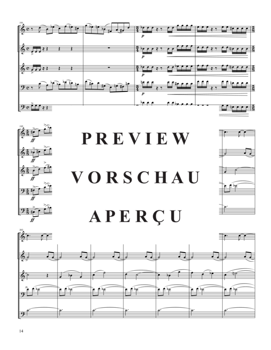 Produktgalerie: Seite 15 von 21 Quintet No. 1 for Brass , , (Blechbläserquintett)