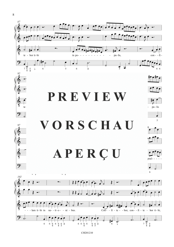 Produktgalerie: Seite 9 von 11 Paratum cor meum, , Gemischtes Ensemble T, 2 Violinen und BC