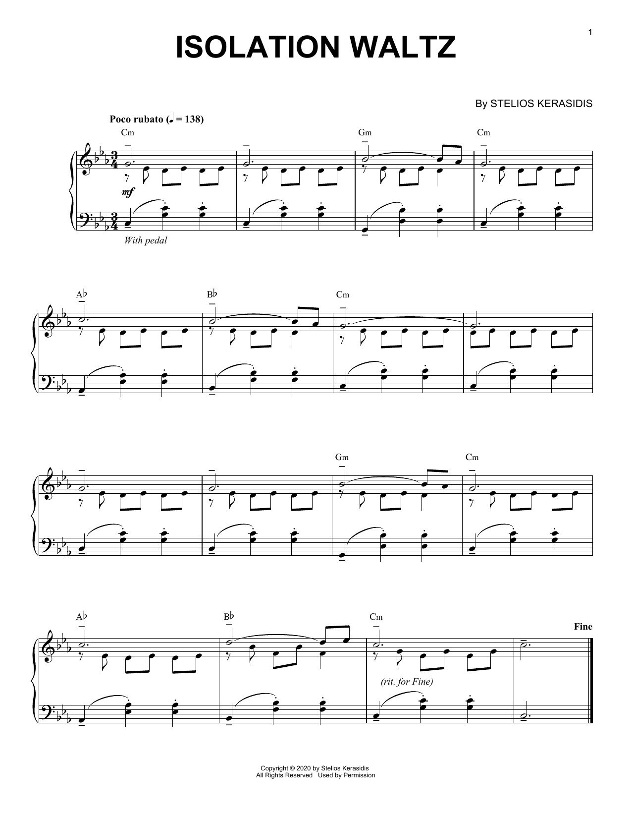 Produktbild zu: Isolation Waltz