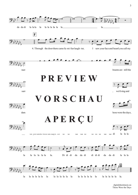 Produktgalerie: Seite 4 von 4 Those were the days , Hopkin, Mary, (Violon-Cello)