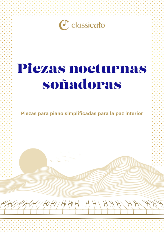 Produktbild zu: Piezas nocturnas soñadoras - Piezas para piano simplificadas para la paz interior