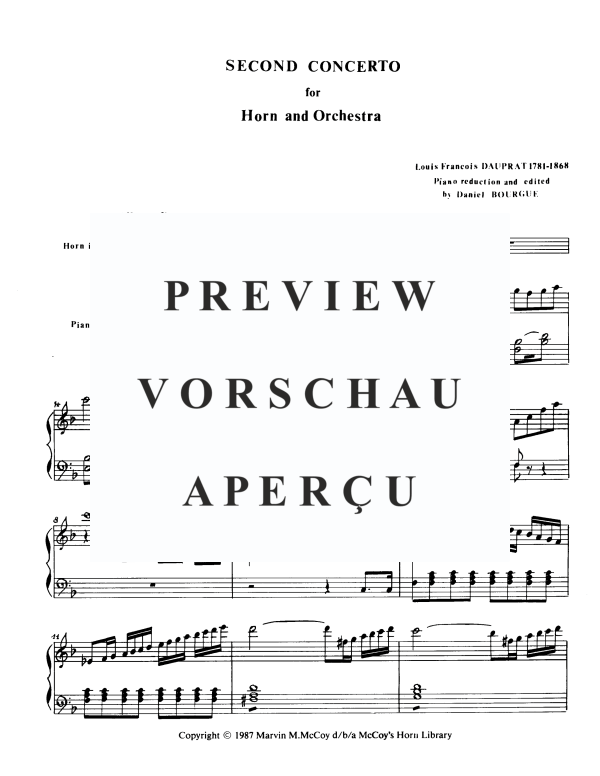 Produktgalerie: Seite 5 von 11 Zweites Konzert, , Horn in F und Klavier