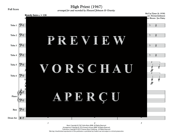 Produktgalerie: Seite 7 von 11 High Priest, , (6x Tuba und Combo Band)