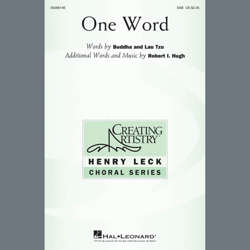 cover: One Word, Robert I. Hugh, Chor