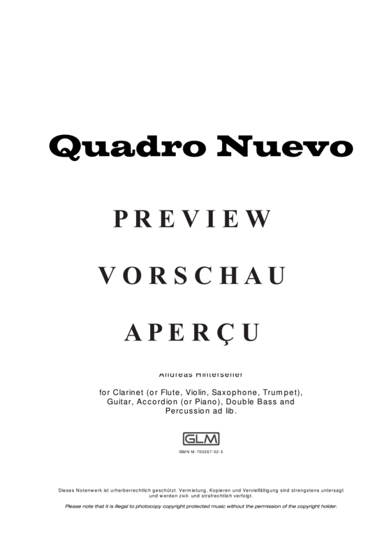 gallery: Jakob Elija , Quadro Nuevo, (Akustik-Quartett)