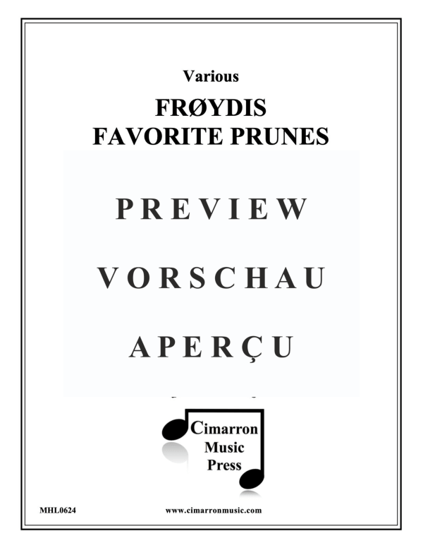 Produktgalerie: Seite 2 von 11 Frøydis' Favorite Prunes, Vol. III, , Horn in F und Klavier