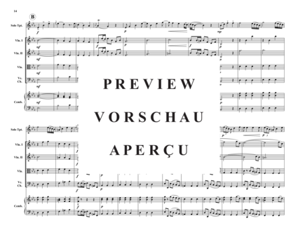 Product gallery: Page 15 of 21 Concerto in Es , , (trumpet + chamber orchestra)