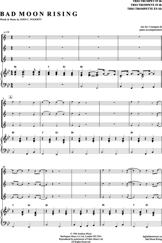 Produktbild zu: Bad Moon Rising Creedence Clearwater Revival