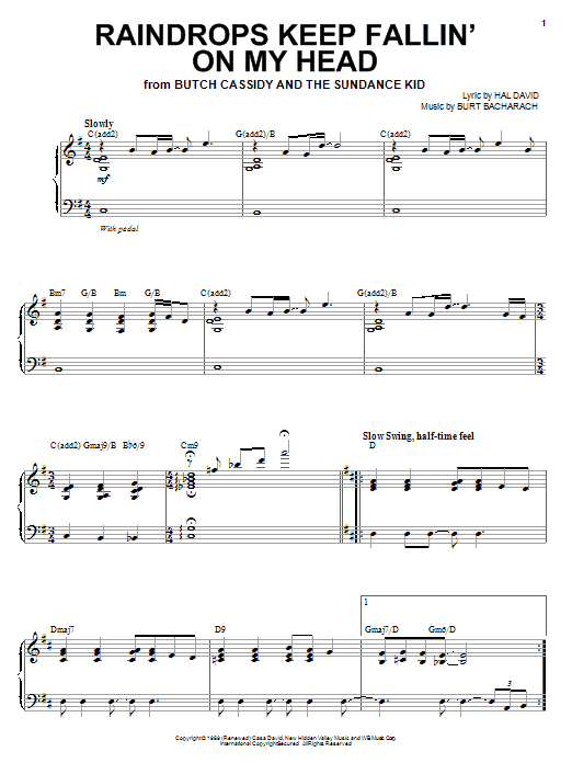Produktbild zu: Raindrops Keep Fallin' On My Head