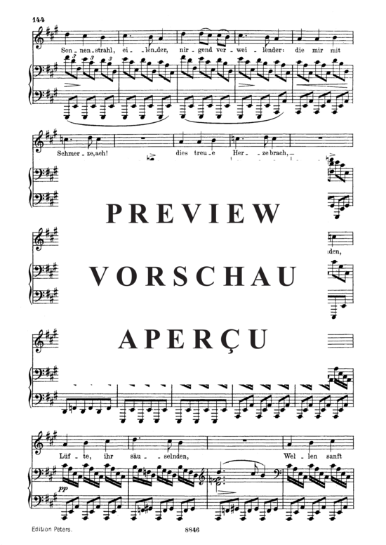 gallery: In der Ferne D.957-6 (Schwanengesang) , ,  (Gesang mittel + Klavier)