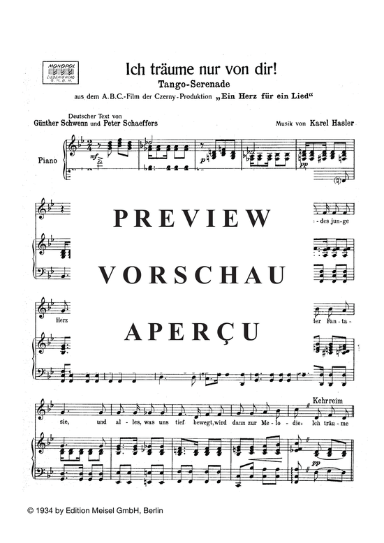 gallery: Ich träume nur von Dir! , , (Klavier + Gesang)