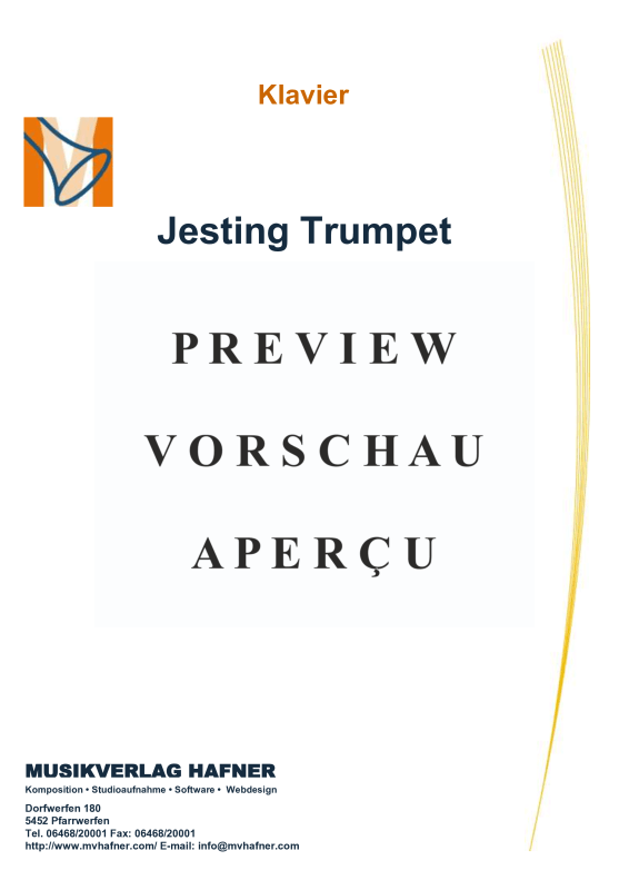 Produktgalerie: Seite 8 von 11 Jesting Trumpet, , (Trompete in B und Klavier)