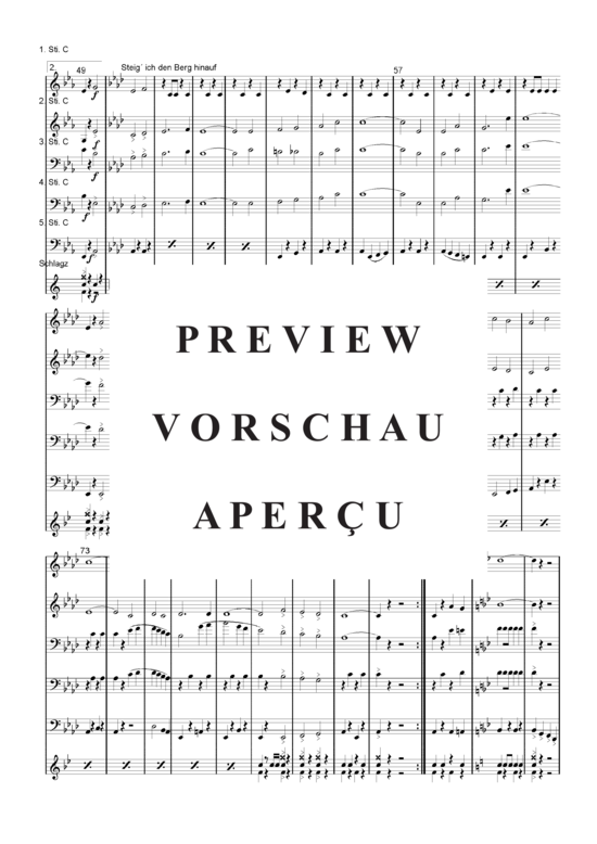 Produktgalerie: Seite 4 von 21 German-Marsch-Medley , Blasorchester Fatamo, (Blechbläser Quintett flexible Besetzung)