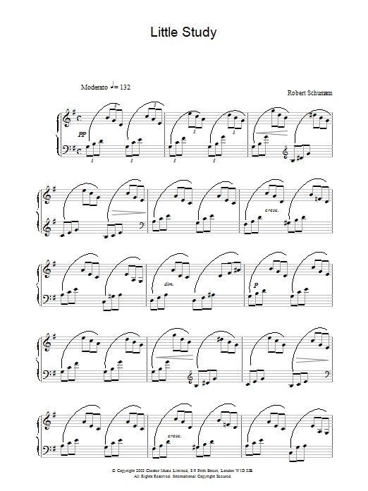 Product gallery: Page 1 of 1 Little Study, Robert Schumann