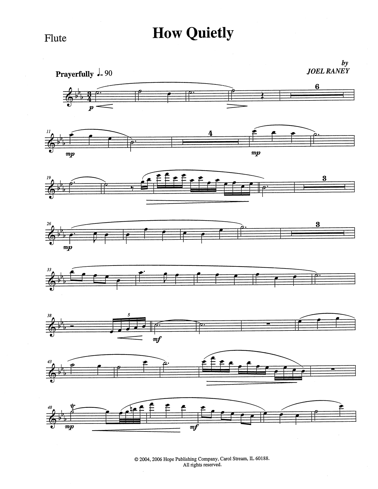 Product picture to: How Quietly - Flute