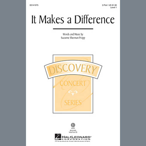 cover: It Makes A Difference, Suzanne Sherman Propp