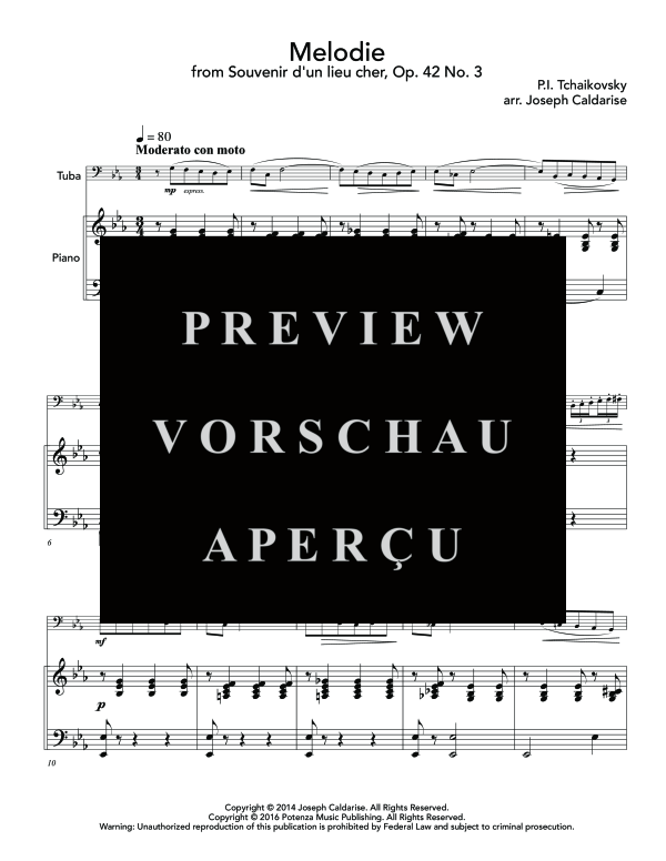 Product gallery: Page 5 of 11 Romantic Tuba, The, , (tuba and piano)