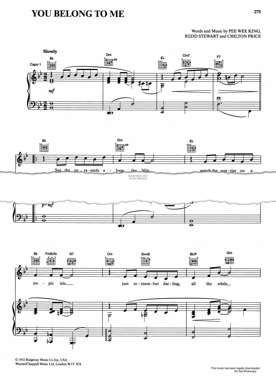 Product gallery: Page 1 of 1 You Belong To Me, Vera Lynn