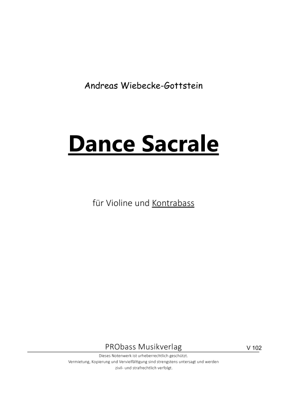 Produktbild zu: Dance Sacrale